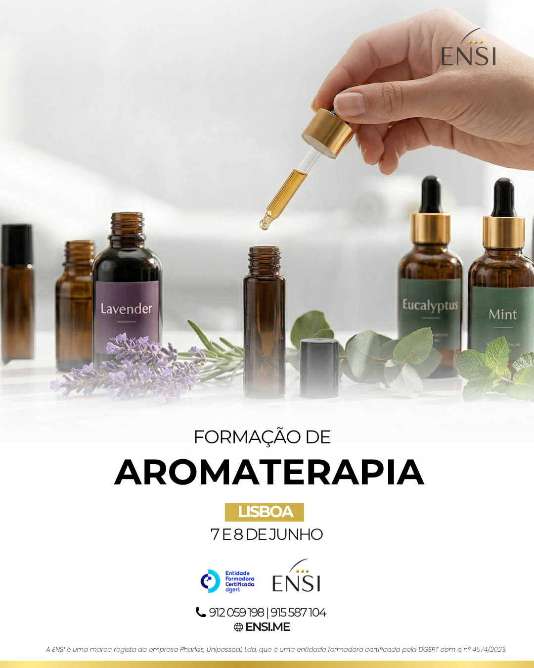 CAPAS CURSO - ENSI (1080 x 1350 px)-2 FORMAÇÃO AROMATERAPIA - Image 1